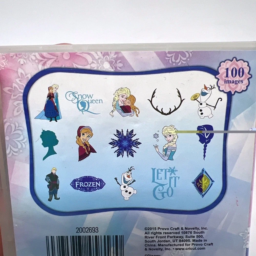 Disney Frozen Cricut Imagine Cartridge with Handbook Untested 2015 Provo Craft